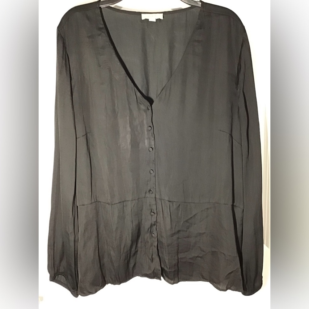 Loft Elegant Black Women's Top Size XL